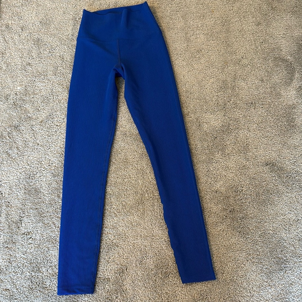 Beach riot blue full length leggings size xs